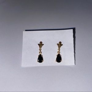 Stone Dangly Earrings